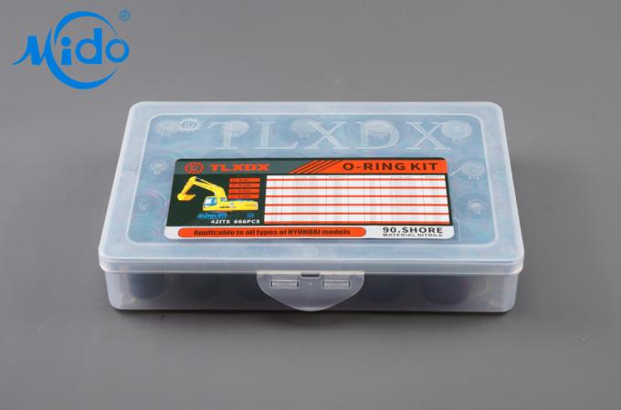 Olieweerstand O Ring Seal Kits, de Reparatie O Ring Set Box van NBR Hyundai R 2
