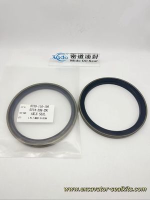 0750-110-156 juliHigh-Wear-Resistant Excavator Axle Shaft Seal