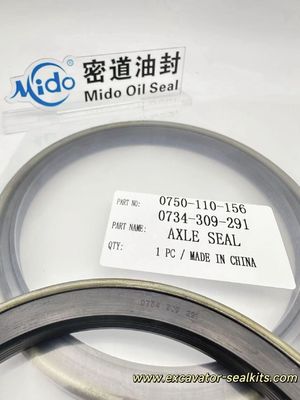 0750-110-156 juliHigh-Wear-Resistant Excavator Axle Shaft Seal