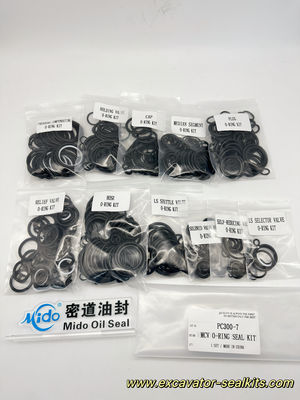 Komatsu PC300-7 300-8 723-47-26107 Fabrieksdirect Hoogwaardige hoofdcontrole klep afdichting kit