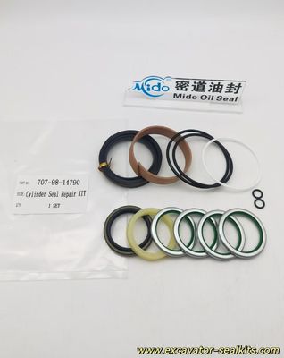 Reparatieset voor zware cilinderafdichtingen 707-98-14790 met hoge temperatuur | Slijtvaste afdichtingen