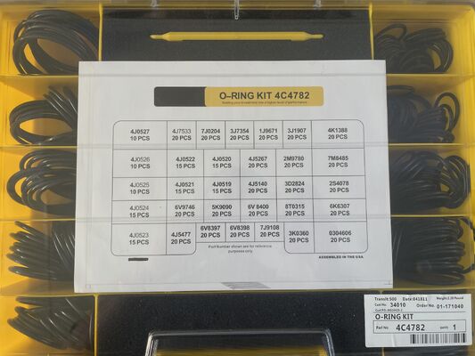 4C4782 Rubberen O-ringset | Vervangende afdichting voor zwaar materieel